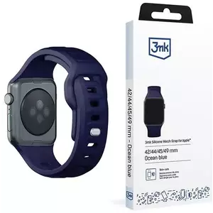 Óraszíj 3MK Silicone Watch Strap ocean blue for Apple Watch 42/44/45/49mm kép