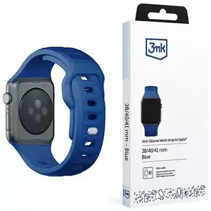 Óraszíj 3MK Silicone Watch Strap Blue for Apple Watch 38/40/41mm kép