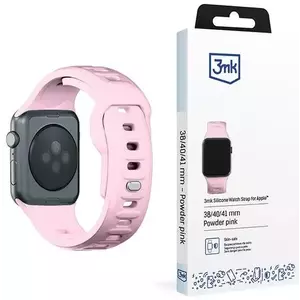 Óraszíj 3MK Silicone Watch Strap powder pink for Apple Watch 38/40/41mm kép