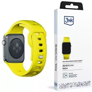 Óraszíj 3MK Silicone Watch Strap yellow for Apple Watch 38/40/41mm kép