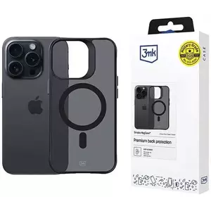 Tok 3MK Smoke MagCase iPhone 15 Pro 6.1" kép