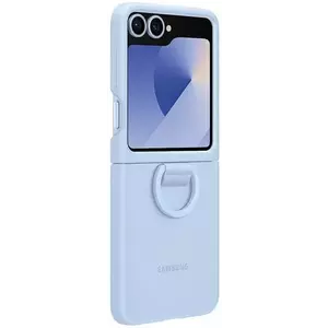 Tok Samsung EF-PF741TLEGWW Z Flip6 F741 blue Silicone Case with Ring (EF-PF741TLEGWW) kép