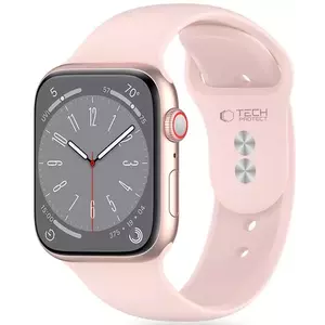 Óraszíj TECH-PROTECT SILICONE APPLE WATCH 4 / 5 / 6 / 7 / 8 / 9 / SE (38 / 40 / 41 MM) LIGHT PINK (5906302310166) kép