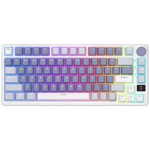 Billentyűzet Royal Kludge RKM75 RGB Wireless Mechanical Keyboard, Silver switch (blue) kép