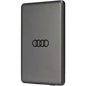 Audi Powerbank inductive 15W 5000mAh grey Big Logo MagSafe AU-MWPB5000-GT/D1-GY (AU-MWPB5000-GT/D1-GY) kép