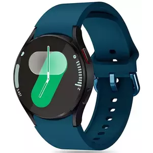 Óraszíj TECH-PROTECT SILICONE SAMSUNG GALAXY WATCH 4 / 5 / 5 PRO / 6 / 7 / FE MONTEGO BLUE (5906302313549) kép