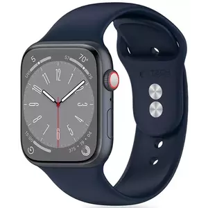 Óraszíj TECH-PROTECT SILICONE APPLE WATCH 4 / 5 / 6 / 7 / 8 / 9 / SE / ULTRA 1 / 2 (42 / 44 / 45 / 49 MM) STORM BLUE (5906302310029) kép