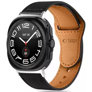 Óraszíj TECH-PROTECT LEATHERFIT SAMSUNG GALAXY WATCH ULTRA (47 MM) BLACK (5906302312436) kép