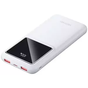 Töltő Vention Powerbank, FHKW0, 10000mAh, Micro-USB, USB-C, 2xUSB-A, 22.5W (white) kép