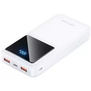 Töltő Vention Powerbank, FHLW0, 20000mAh, Micro-USB, USB-C, 2xUSB-A, 22.5W (white) kép