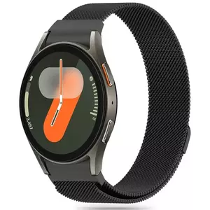 Óraszíj TECH-PROTECT MILANESEBAND SAMSUNG GALAXY WATCH 4 / 5 / 5 PRO / 6 / 7 / FE BLACK (5906302313785) kép