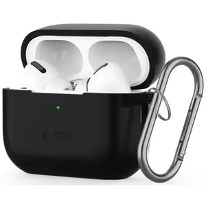 Tok TECH-PROTECT SILICONE HOOK APPLE AIRPODS PRO 1 / 2 BLACK (5906302313297) kép