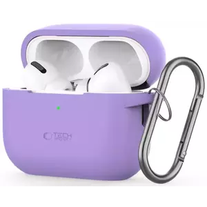 Tok TECH-PROTECT SILICONE HOOK APPLE AIRPODS PRO 1 / 2 LAVENDER (5906302313303) kép