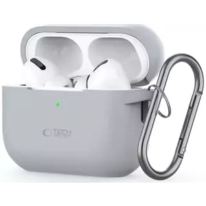 Tok TECH-PROTECT SILICONE HOOK APPLE AIRPODS PRO 1 / 2 CRAYON GREY (5906302313310) kép