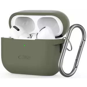 Tok TECH-PROTECT SILICONE HOOK APPLE AIRPODS PRO 1 / 2 OLIVE GREEN (5906302313334) kép