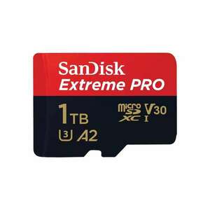 EXTREME PRO MICROSDXC 1TB+SD ADAPTER 200MB/S 140MB/S A2 C10 V (SDSQXCD-1T00-GN6MA) kép