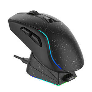 Wireless gaming mouse + charging dock Dareu A950 RGB 400-12000 DPI (black) kép