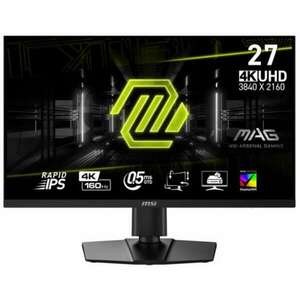 Msi monitor gaming mag 274upf e2 rapid ips 27" uhd 3840x2160, 1000: 1 cr, 400cd/m2, 1ms, 144hz, dp, 2x hdmi, usb-c 9S6-3CC29H-295 kép