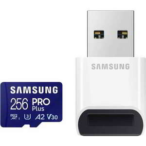 Samsung 256GB Pro Plus microSDXC UHS-I CL10 Memóriakártya + Kártyaolvasó kép