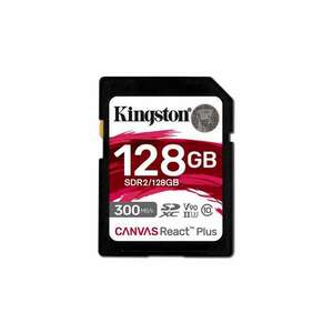 Kingston Canvas React Plus 128GB SDXC UHS-II Memóriakártya (SDR2/... kép