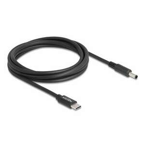 Delock Laptop töltőkábel USB Type-C apa - Dell 4, 5 x 3, 0 mm apa (87974) kép