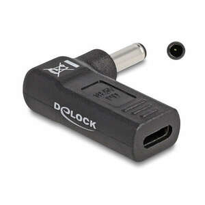 Delock Laptop töltőkábel adapter USB Type-C anya - Dell 4, 5 x 3, ... kép