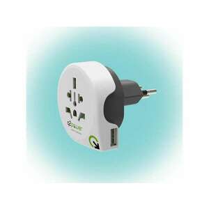 Q2 Power Q2WCH-USB Világ - Svájc utazó adapter + USB aljzat kép