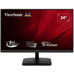 ViewSonic Monitor 24" - VA2408-MHDB (IPS, 100Hz 16: 9, FHD, 1ms, 250cd/m2, D-sub, HDMI, DP, VESA, SPK) kép