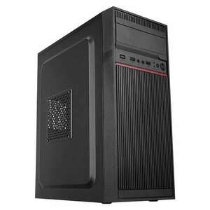 Everest Számítógépház - K210 Peak 250W (fekete; Micro ATX / ATX/MINI-ITX, 250W táp, 2xUSB2.0 ) kép