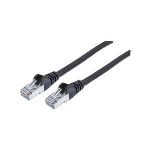 Manhattan Kábel - S/FTP Patch (RJ45 to RJ45, Cat7 600Mhz, LSOH, 100% réz, 1m, Fekete) kép