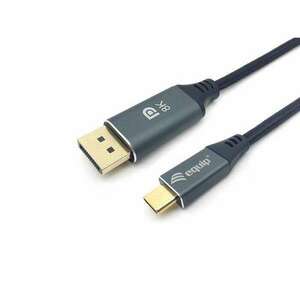 Equip 133422 video átalakító kábel 2 M USB C-típus DisplayPort Szürke (equip133422) kép