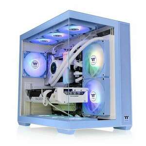 Thermaltake View 380 TG ARGB Hydrangea Blue Mid Tower Chassis számítógépház (CA-1Z2-00MFWN-00) kép