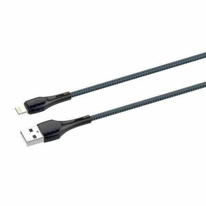 LDNIO LS521, 1m USB - Lightning kábel (szürke-kék) kép