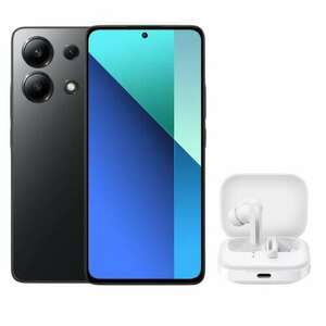 Xiaomi Redmi Note 13 256GB 8GB RAM Mobiltelefon, Midnight Black + Ráadás Xiaomi Redmi Buds 5 Fülhallgató, Fehér kép