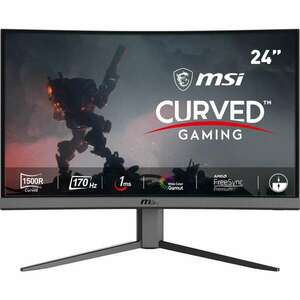 24" MSI G24C4 E2 ívelt Gaming monitor fekete (G24C4 E2) kép