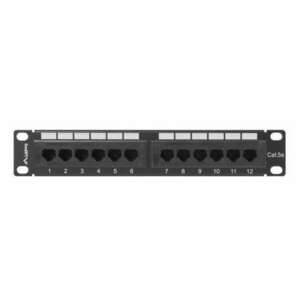 Lanberg PPU5-9012-B 10" Patch panel - 12 port kép