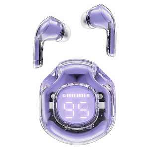 Earphones TWS Acefast T8, Bluetooth 5.3, IPX4 (violet) (T8 alfalfa purple) kép