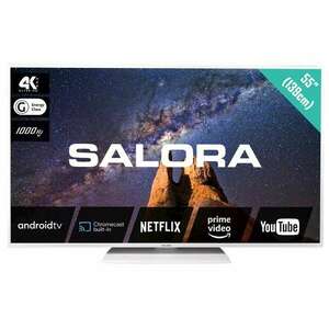 Salora Smart LED HD TV, 53MILKYWAY, 139 cm, Android, Amazon Prime, Netflix, Youtube, Wifi, Dolby Digital, High Dynamic Range 10, Chromecast, Bluetooth 5.0, fehér kép