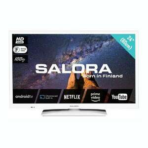 Salora Smart LED HD TV, 24MILKYWAY, 60 cm, Android, Amazon Prime, Netflix, Youtube, Wifi, Dolby Digital, High Dynamic Range 10, Chromecast, Bluetooth 5.0, fehér kép