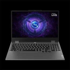 Lenovo loq gaming 15irx9, 15.6" fhd, intel core i5-13450hx, 24gb, 512gb ssd, nv rtx 4060 8gb, noos, luna grey 83DV00MAHV kép