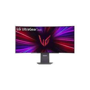 Lg ívelt gaming 240hz oled monitor 44, 5" 45gs95qe, 3440x1440, 21: 9, 275cd/m2, 0, 03ms, 2xhdmi/displayport/3xusb 45GS95QE-B.AEU kép