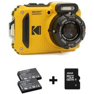 Kodak Pixpro WPZ2 vízálló/porálló/ütésálló digitális sárga fényképezőgép kép