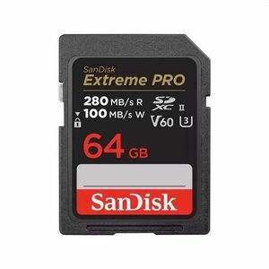 Sandisk 64GB SDXC Extreme Pro UHS-II kép