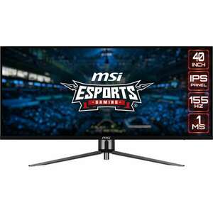 Msi monitor gaming mag401qr 40" wqhd, 3440x1440, 155hz ips 21: 9, 1000: 1 cr, 400cd/m2, 1 ms, 2x hdmi, dp, usb-c, black 9S6-3EA54H-002 kép