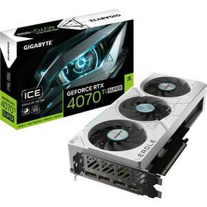 Gigabyte GeForce RTX 4070 Ti SUPER 16GB EAGLE OC ICE 16G videokártya (GV-N407TSEAGLEOC ICE-16GD) (GV-N407TSEAGLEOC ICE-16GD) kép