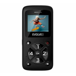 Evolveo EP-400 / Easy Phone ID mobiltelefon, fekete kép