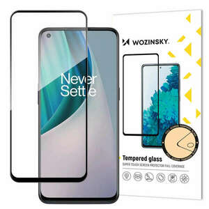 Wozinsky Super Tough Full Glue Tempered Glass Full Screen With Frame Case Friendly OnePlus Nord N10 5G Black kép