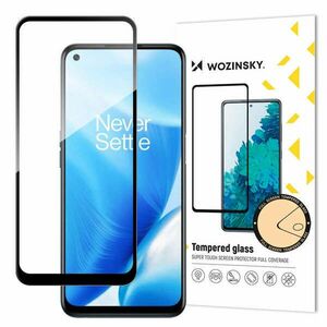 Wozinsky Super Tough Full Glue Tempered Glass Full Screen With Frame Case Friendly OnePlus Nord N200 5G Black kép