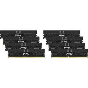 Kingston 128GB / 6000 FURY Renegade Pro DDR5 DIMM CL32 Dual RAM KIT (8x16GB) (KF560R32RBK8-128) kép