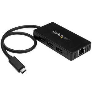 StarTech.com USB/Ethernet Combo Hub (HB30C3A1GE) kép